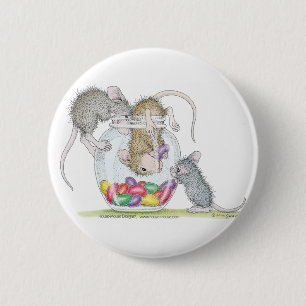 House-Mouse Design® - Pins Ronde Button 5,7 Cm
