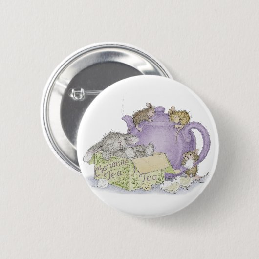 House-Mouse Design® - Pins Ronde Button 5,7 Cm (Voorkant /achterkant)