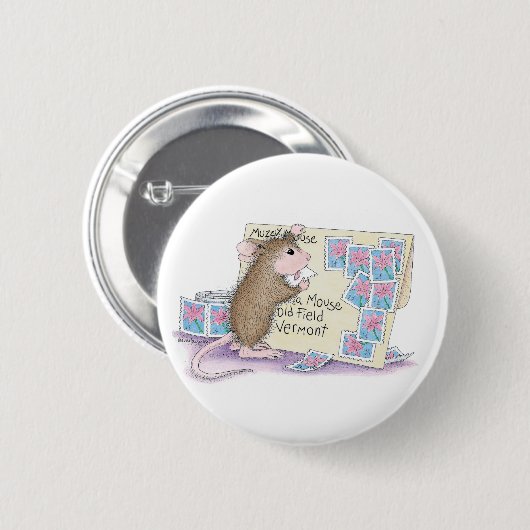 House-Mouse Design® - Pins Ronde Button 5,7 Cm (Voorkant /achterkant)