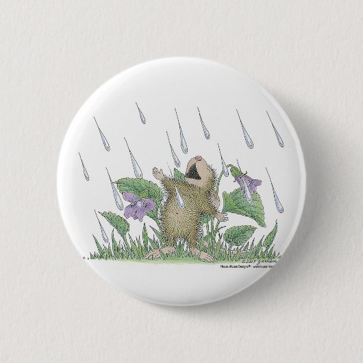 House-Mouse Design® - Pins Ronde Button 5,7 Cm (Voorkant)