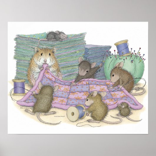 House-Mouse Design® - Quilting Guild Poster (Voorkant)