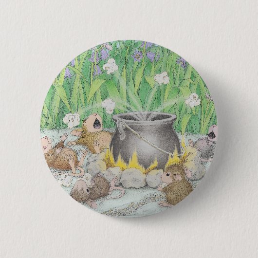 House-Mouse Design® - Ronde Button 5,7 Cm (Voorkant)