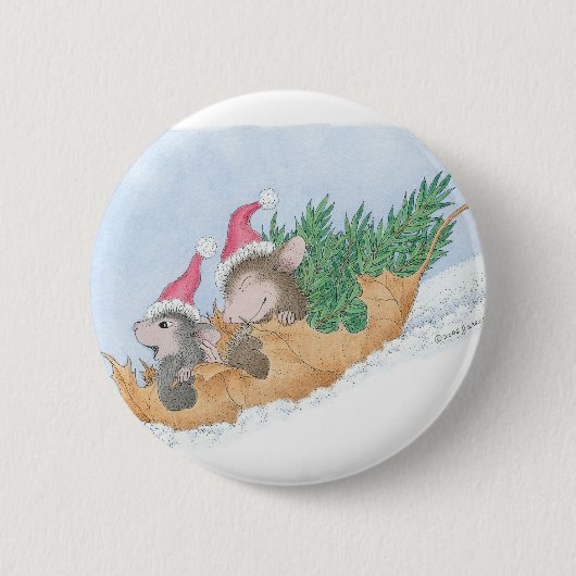 House-Mouse Design® Ronde Button 5,7 Cm (Voorkant)