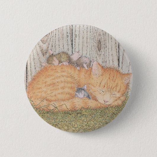 House-Mouse Design® - Ronde Button 5,7 Cm (Voorkant)