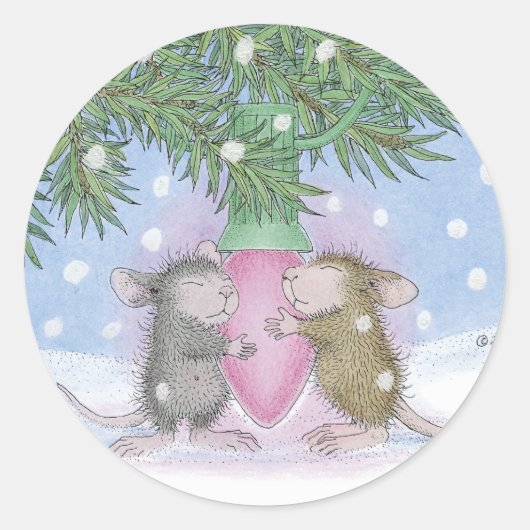 House-Mouse Design® Ronde Sticker (Voorkant)