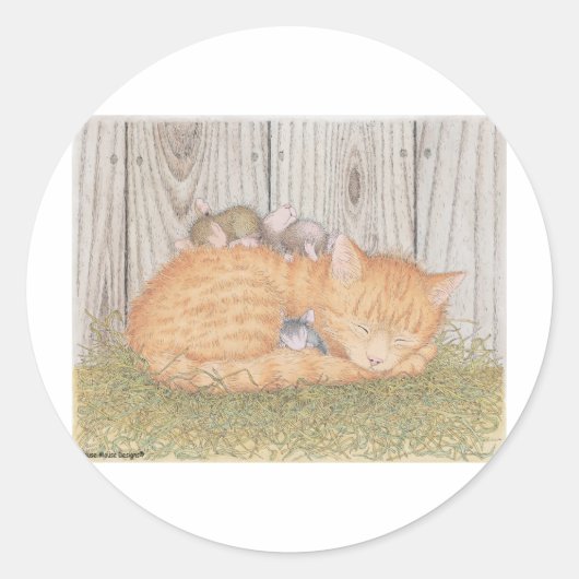 House-Mouse Design® - Ronde Sticker (Voorkant)