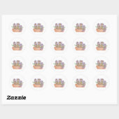 House-Mouse Design® - Ronde Sticker (Vel)