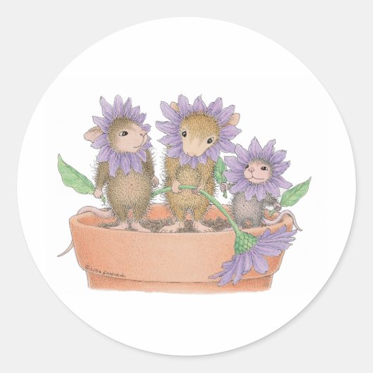 House-Mouse Design® - Ronde Sticker (Voorkant)