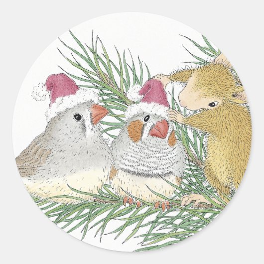 House-Mouse Design® Ronde Sticker (Voorkant)