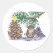 House-Mouse Design® Ronde Sticker (Voorkant)