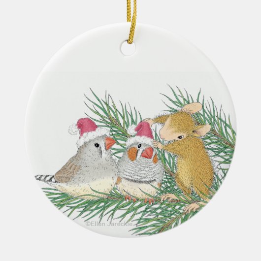 House-Mouse Design® - siervoorwerpen Keramisch Ornament (Voorkant)