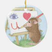 House-Mouse Design® - siervoorwerpen Keramisch Ornament (Achterkant)