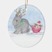 House-Mouse Design® - siervoorwerpen Keramisch Ornament (Links)