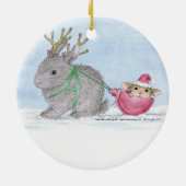 House-Mouse Design® - siervoorwerpen Keramisch Ornament (Achterkant)