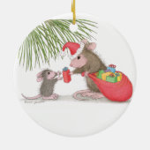 House-Mouse Design® - siervoorwerpen Keramisch Ornament (Achterkant)