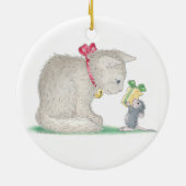 House-Mouse Design® - siervoorwerpen Keramisch Ornament (Achterkant)