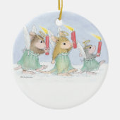 House-Mouse Design® - siervoorwerpen Keramisch Ornament (Voorkant)