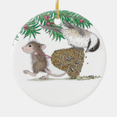 House-Mouse Design® - siervoorwerpen Keramisch Ornament (Achterkant)