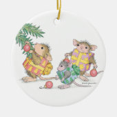 House-Mouse Design® - siervoorwerpen Keramisch Ornament (Voorkant)