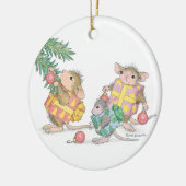 House-Mouse Design® - siervoorwerpen Keramisch Ornament (Links)
