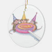 House-Mouse Design® - siervoorwerpen Keramisch Ornament (Links)