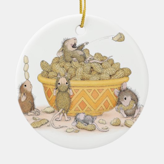 House-Mouse Design® - siervoorwerpen Keramisch Ornament (Voorkant)