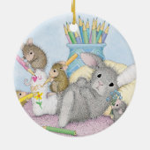 House-Mouse Design® - siervoorwerpen Keramisch Ornament (Achterkant)