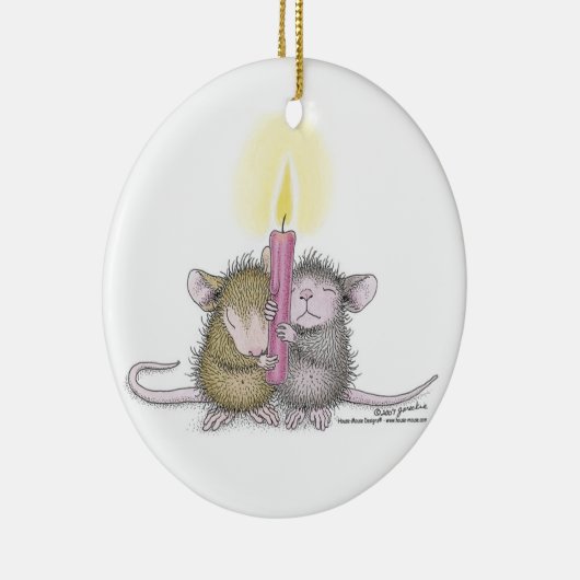 House-Mouse Design® - siervoorwerpen Keramisch Ornament (Rechts)