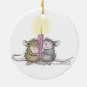 House-Mouse Design® - siervoorwerpen Keramisch Ornament (Achterkant)