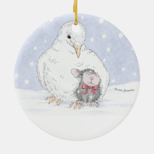 House-Mouse Design® - siervoorwerpen Keramisch Ornament (Achterkant)