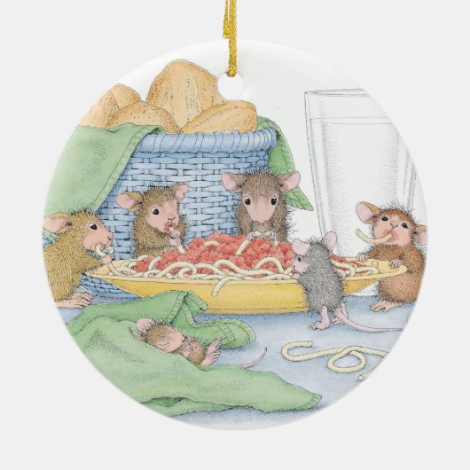 House-Mouse Design® - siervoorwerpen Keramisch Ornament (Achterkant)