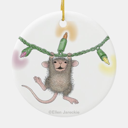 House-Mouse Design® - siervoorwerpen Keramisch Ornament (Achterkant)