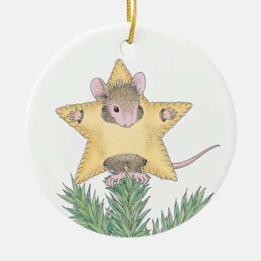 House-Mouse Design® - siervoorwerpen Keramisch Ornament (Voorkant)