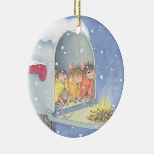 House-Mouse Design® - siervoorwerpen Keramisch Ornament (Rechts)