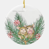House-Mouse Design® - siervoorwerpen Keramisch Ornament (Achterkant)