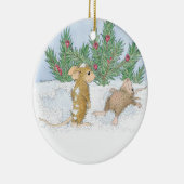 House-Mouse Design® - siervoorwerpen Keramisch Ornament (Rechts)