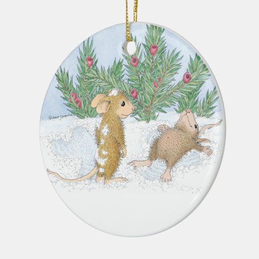 House-Mouse Design® - siervoorwerpen Keramisch Ornament (Links)