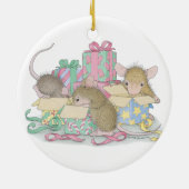 House-Mouse Design® - siervoorwerpen Keramisch Ornament (Achterkant)