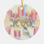 House-Mouse Design® - siervoorwerpen Keramisch Ornament (Voorkant)