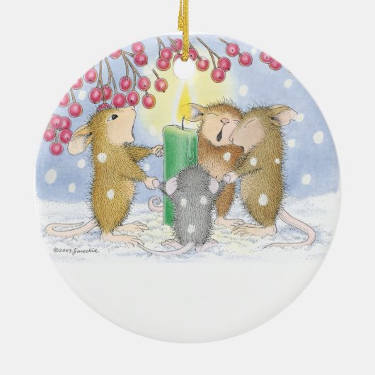 House-Mouse Design® - siervoorwerpen Keramisch Ornament (Achterkant)