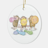 House-Mouse Design® - Valentijnsdag Ornament (Links)