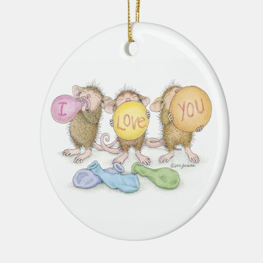 House-Mouse Design® - Valentijnsdag Ornament (Links)