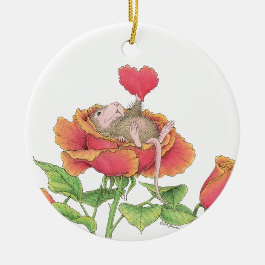 House-Mouse Design® - Valentijnsdag Ornament (Voorkant)