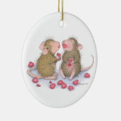 House-Mouse Design® - Valentijnsdag Ornament (Rechts)