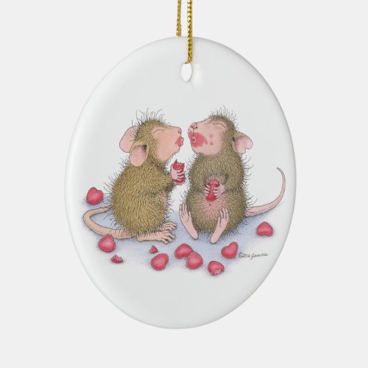 House-Mouse Design® - Valentijnsdag Ornament (Rechts)