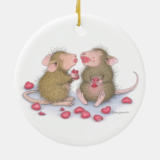 House-Mouse Design® - Valentijnsdag Ornament (Achterkant)