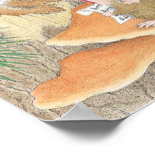 House-Mouse Design® - Wall Art Poster (Hoek)