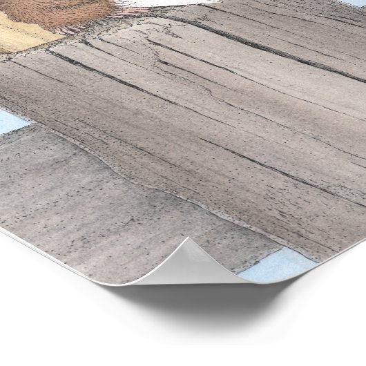 House-Mouse Design® - Wall Art Poster (Hoek)