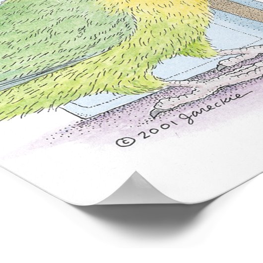 House-Mouse Design® - Wall Art Poster (Hoek)