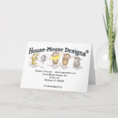 House-Mouse Designs® Card Kaart (Achterkant)